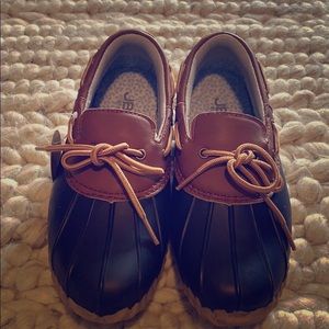 JBU Gwen Garden Duck Shoes Navy/Whiskey